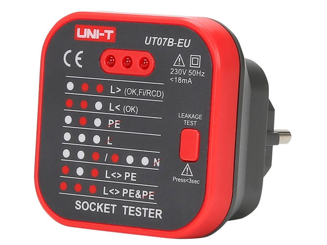 Thiết bị kiểm tra ổ cắm điện UNI-T  