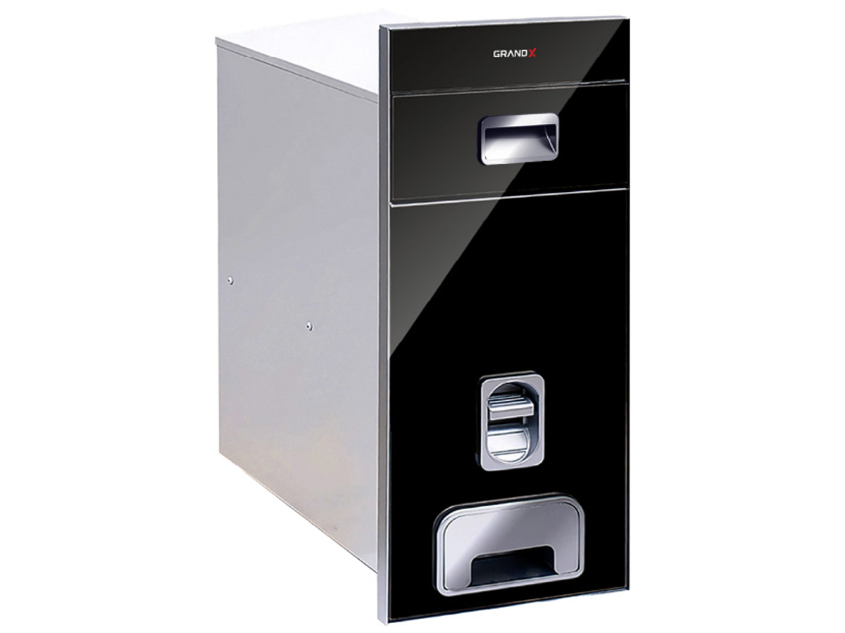 Thùng gạo âm tủ mặt kính GrandX XR.G301