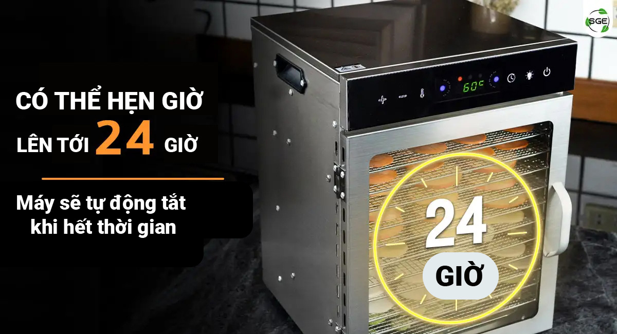 Máy sấy thực phẩm đa năng GE-ECO-12 (12 khay)