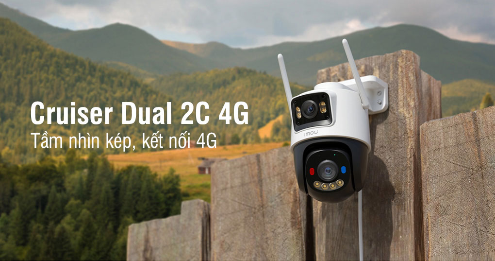 Camera IMOU Cruiser Dual 2C 4G IPC-S7XCP-6M1TED-EU