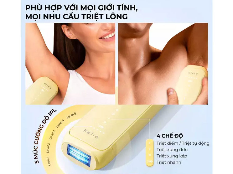 Halio SilkGlow IPL Sapphire Cooling Hair Removal Device