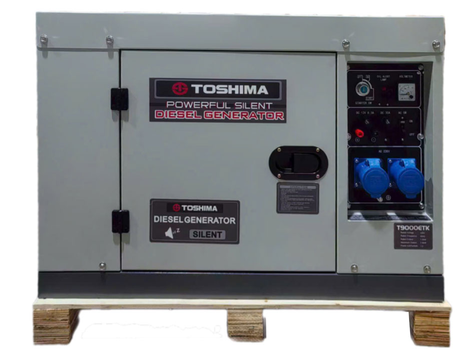 Máy phát điện chạy dầu Toshima T9000ETK (7KW)
