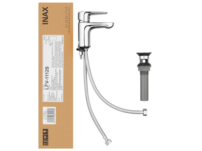 Bộ sản phẩm Vòi chậu đặt bàn Inax LFV-1112S
