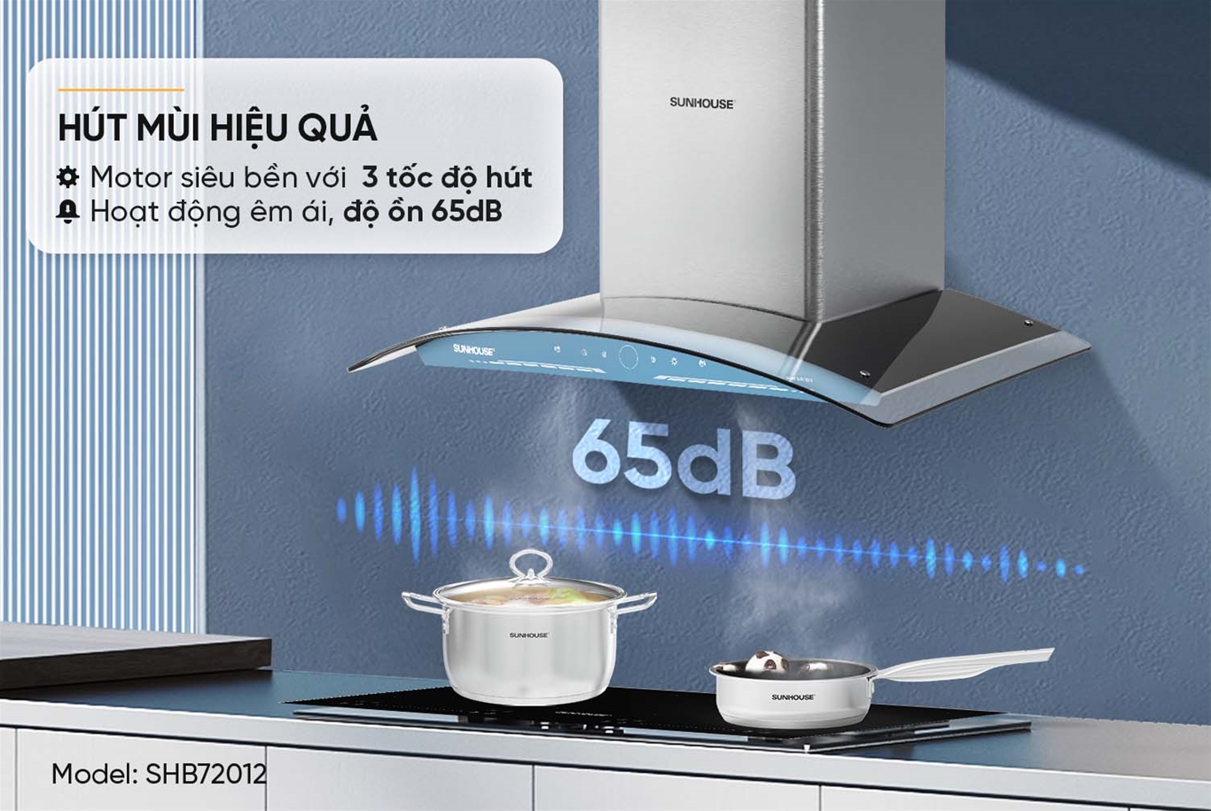 Máy hút mùi SHB72012