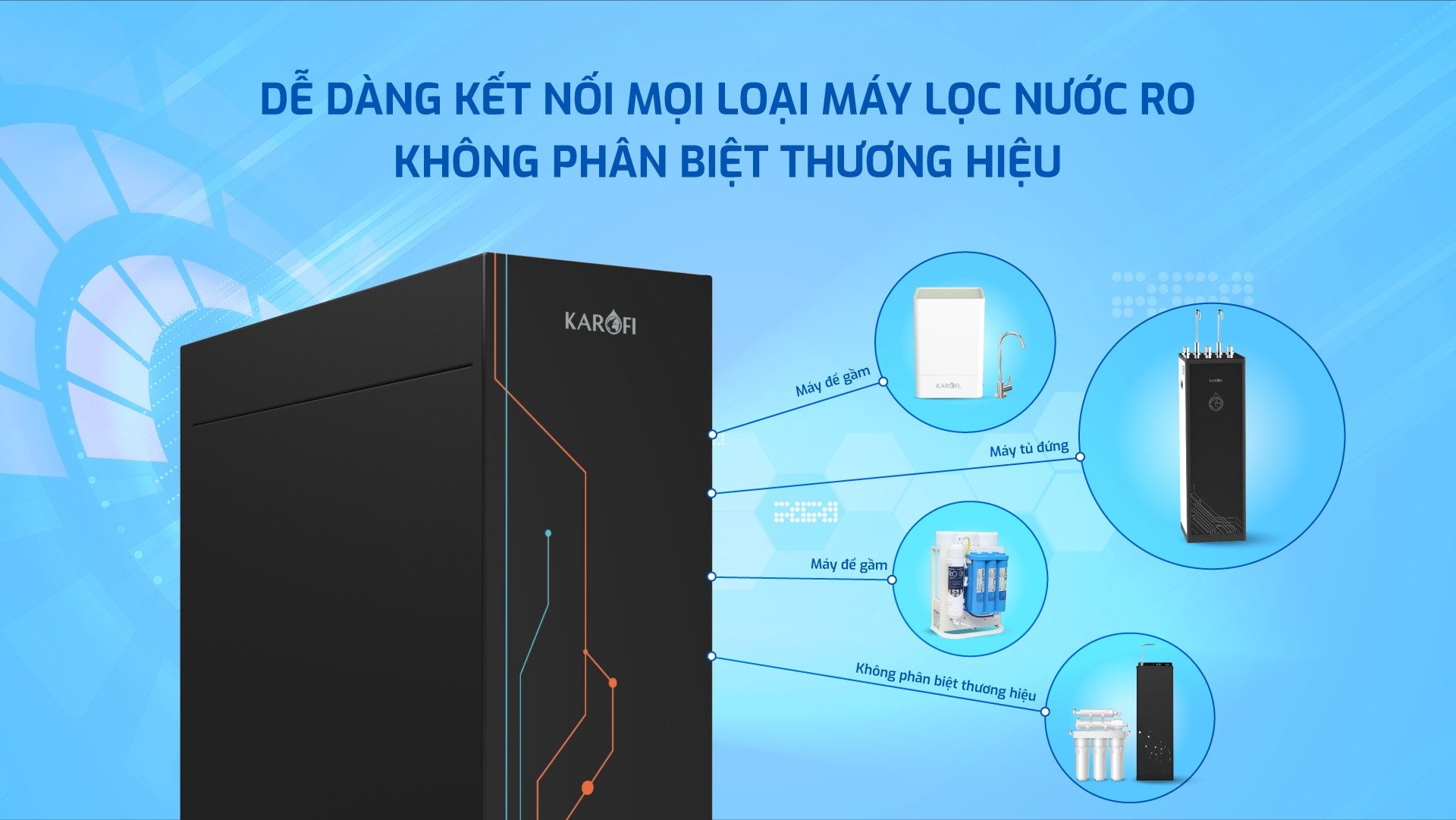 Máy làm nóng lạnh Karofi KAO-T90