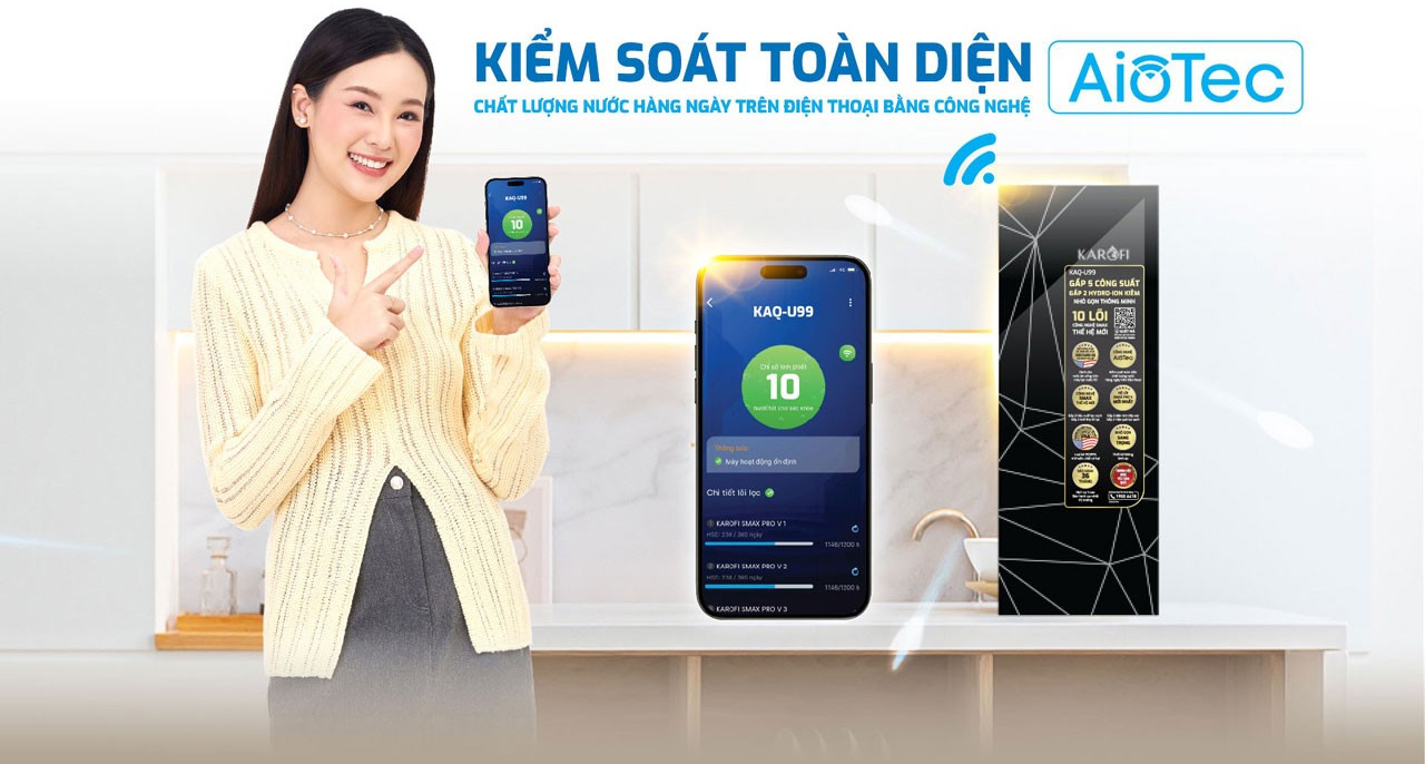 Máy lọc nước Karofi KAQ-U99