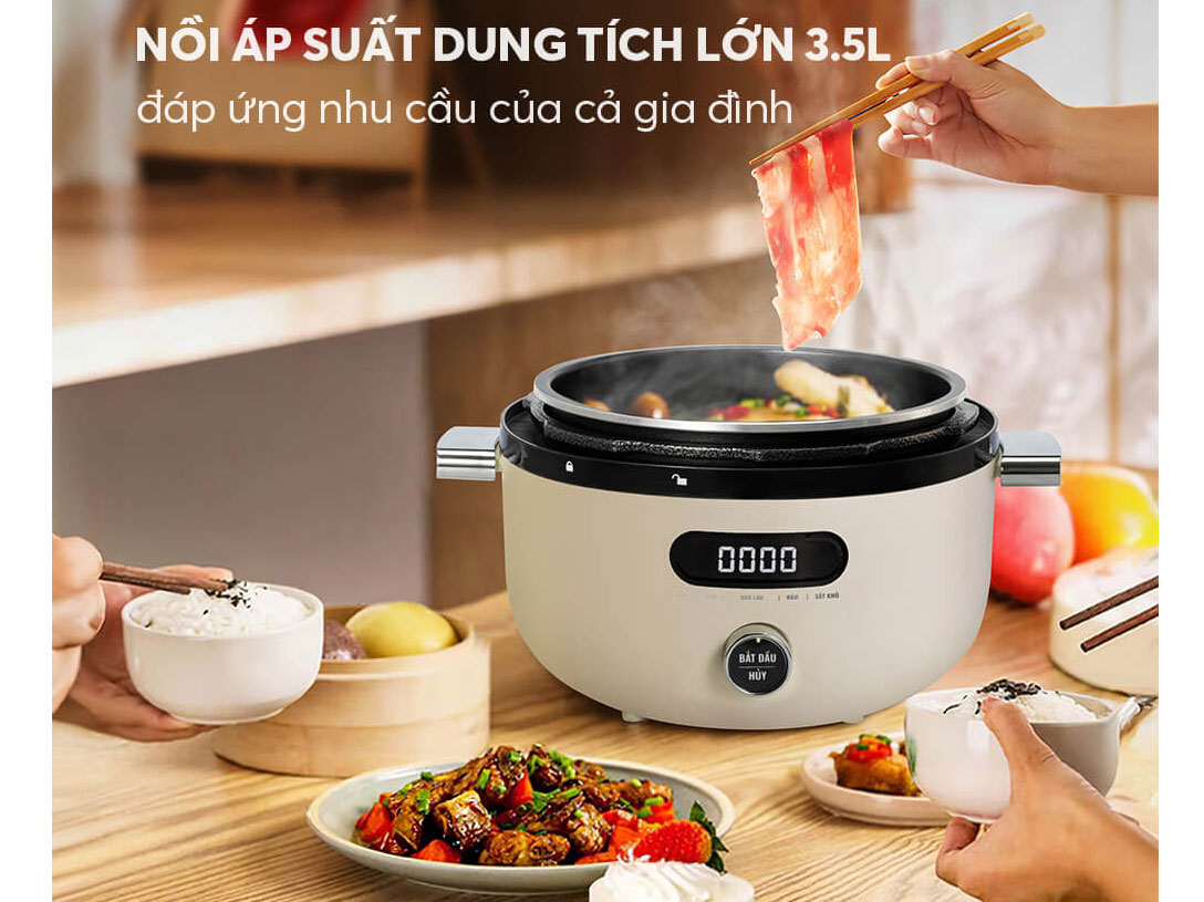 Nồi áp suất điện đa năng Elmich 