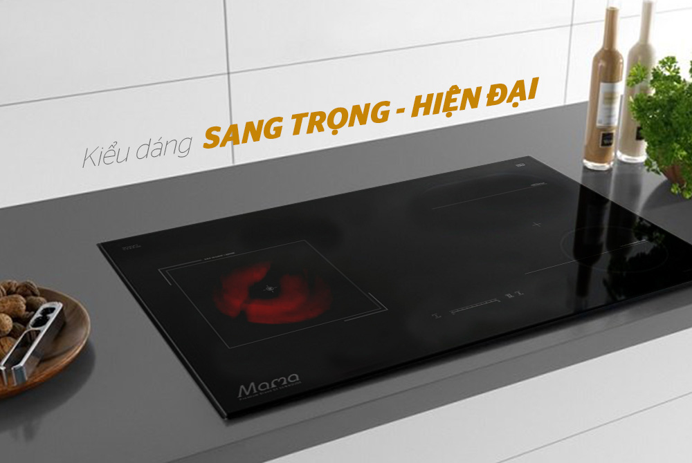 Bếp đôi điện từ hồng ngoại Sunhouse Mama MMB9986