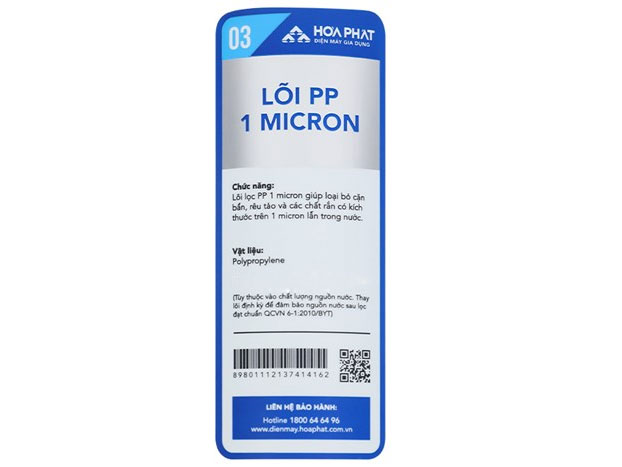 Lõi lọc nước Hòa Phát số 3