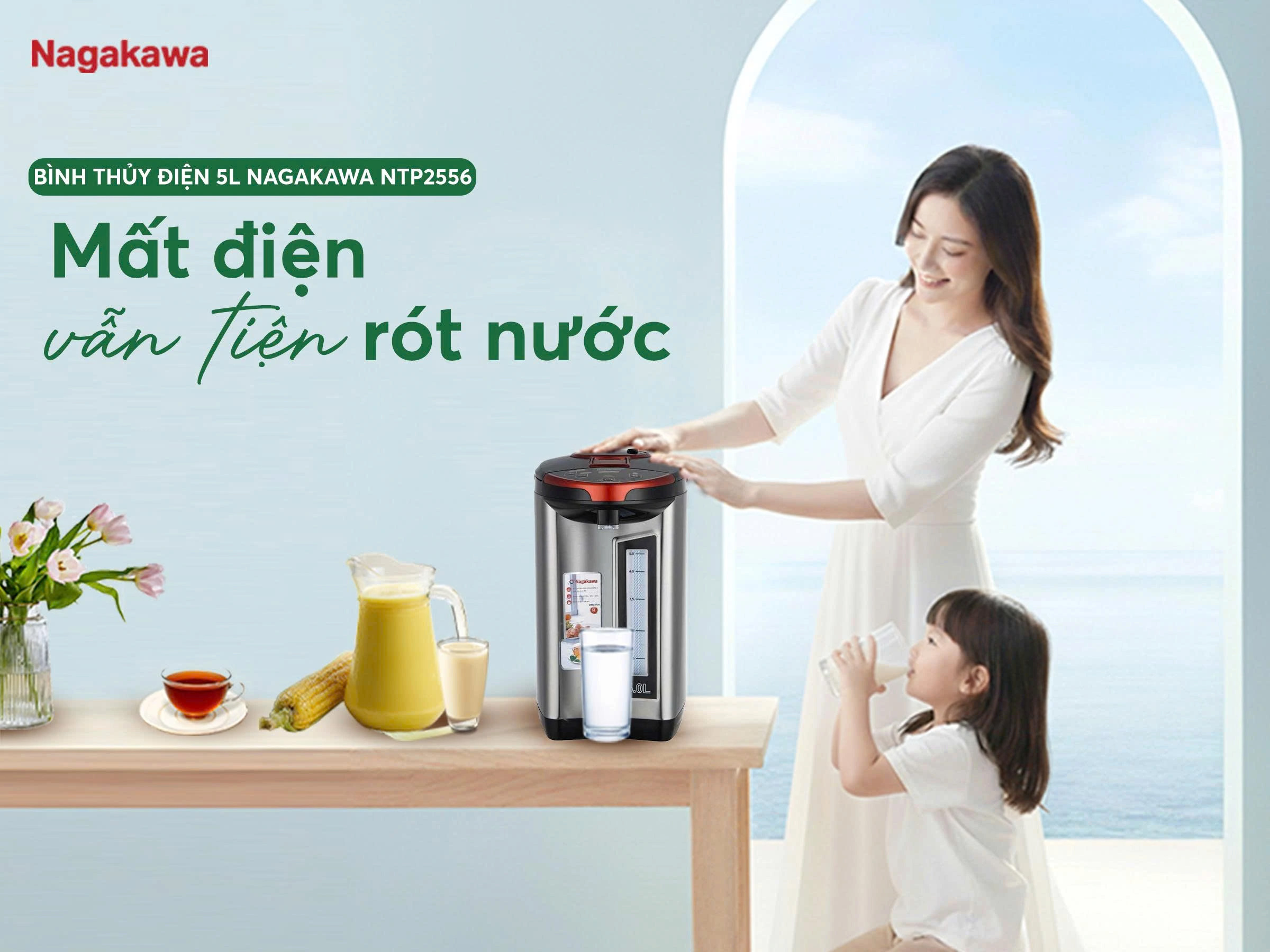 Bình thuỷ điện 5L NTP2556