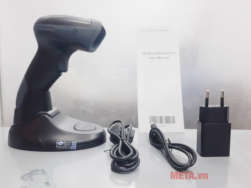 Trọn bộ máy quét mã vạch KingPos SI-2550W
