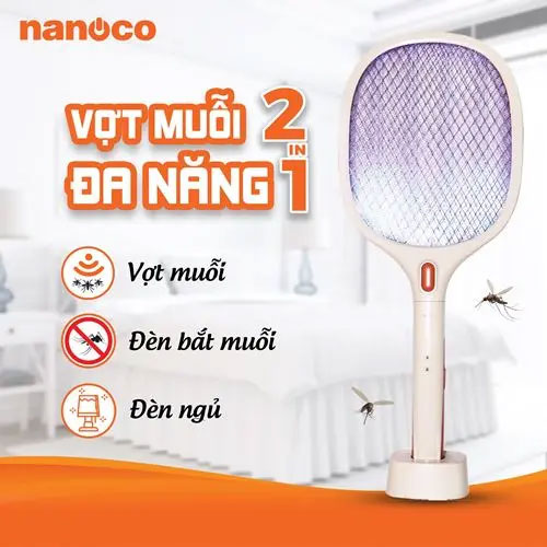 Vợt muỗi Nanoco 