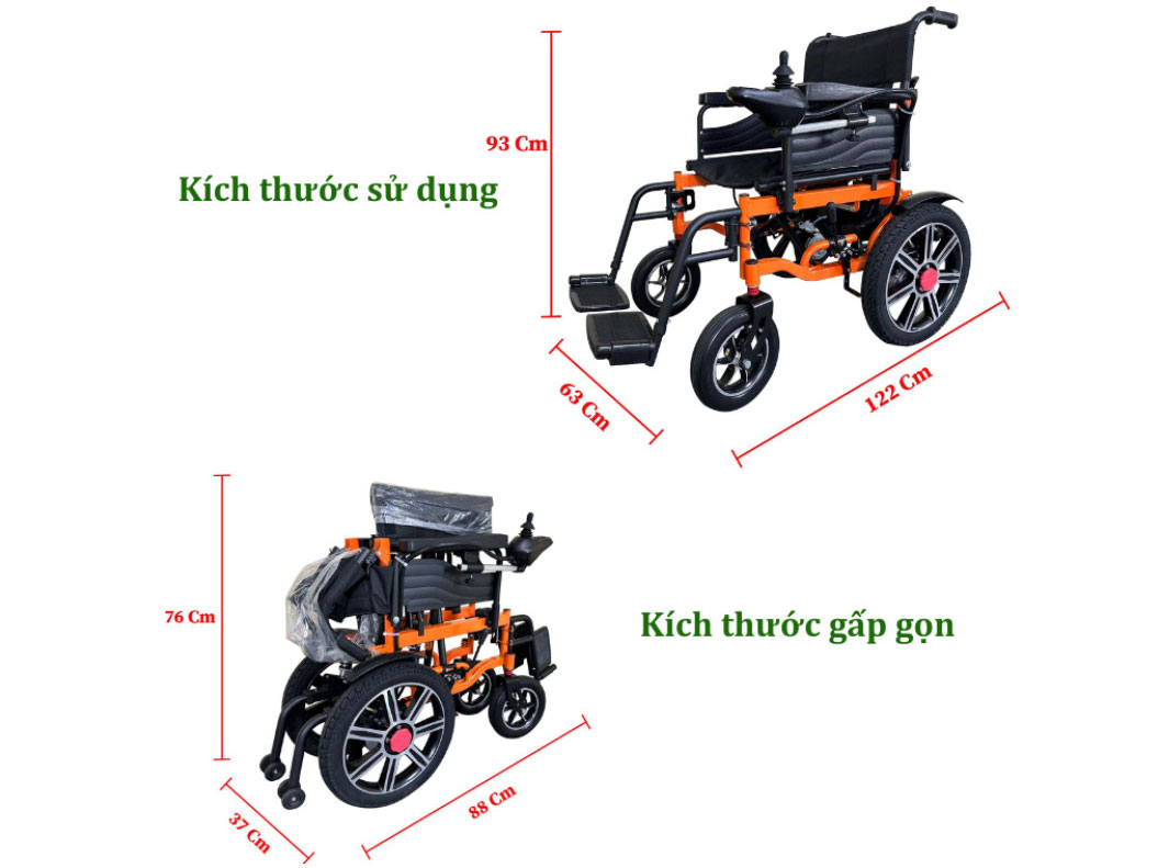 Xe lăn điện cho người khuyết tật  