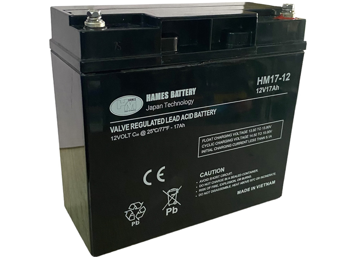 Ắc quy 12V 17Ah Hames HM17-12