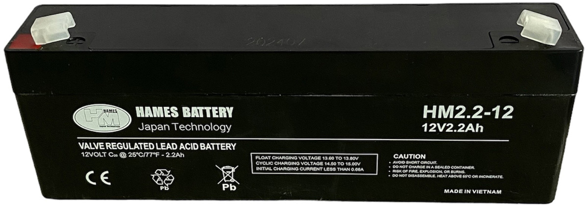 Ắc quy 12V 2.2Ah Hames HM2.2-12