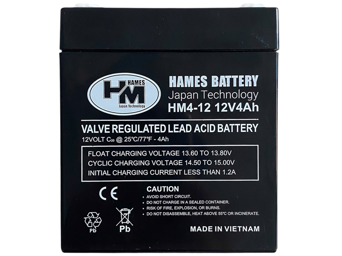 Ắc quy 12V 4Ah Hames HM4-12