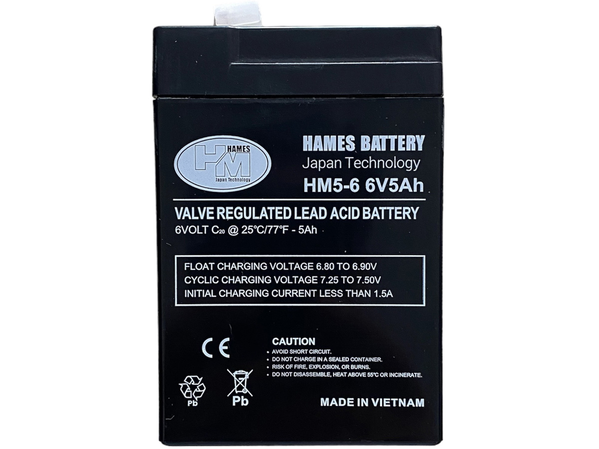 Ắc quy 6V 5Ah Hames HM5-6