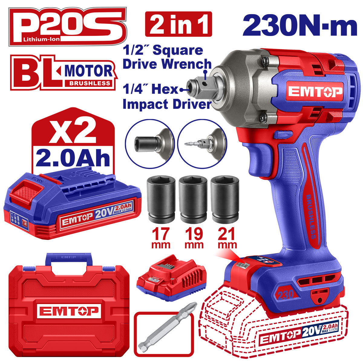 Máy siết bu lông Emtop 