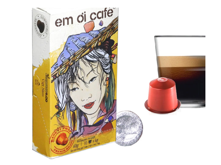 Cà phê viên nén Em Ơi Cafe – Vietphin Roast 10 viên/hộp