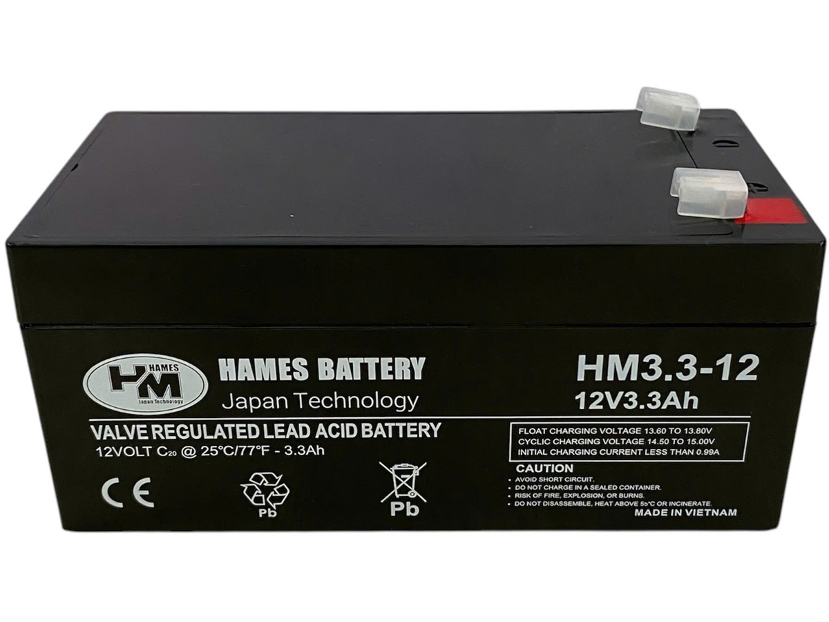 Ắc quy 12V 3.3Ah Hames HM3.3-12