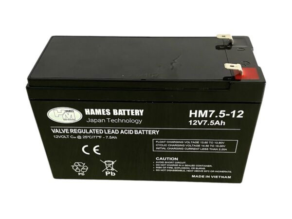 Ắc quy 12V 7.5Ah Hames HM7.5-12