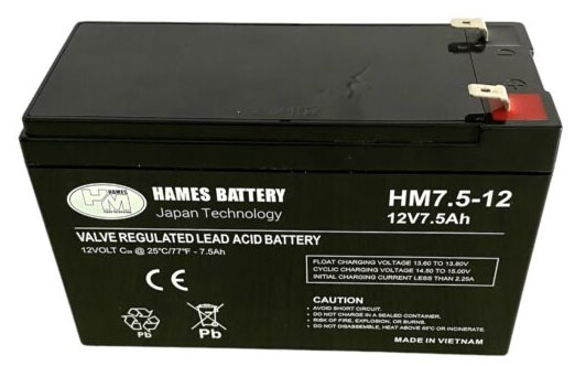 Ắc quy 12V 7.5Ah Hames HM7.5-12
