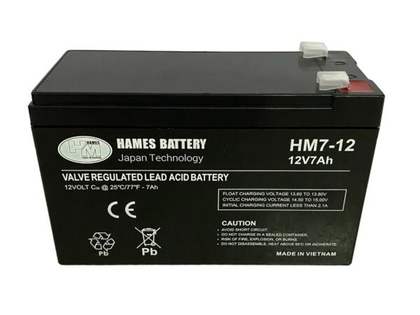 Ắc quy 12V 7Ah Hames HM7-12