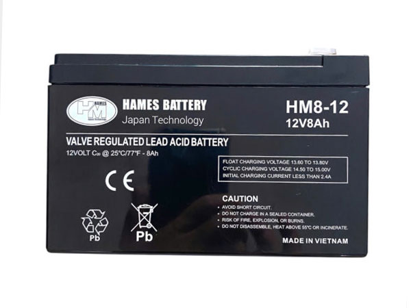 Ắc quy 12V 8Ah Hames HM8-12
