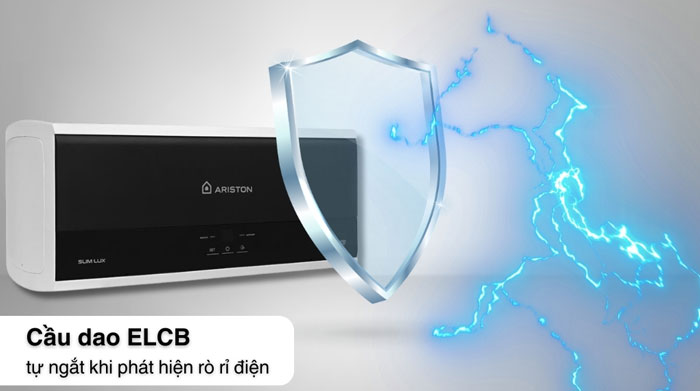Bình nóng lạnh Ariston SLIM3 30 LUX VN có nhiều tính năng đảm bảo an toàn