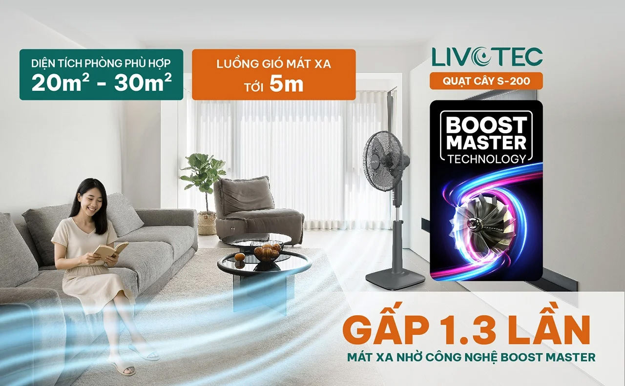 Quạt cây Livotec S-200