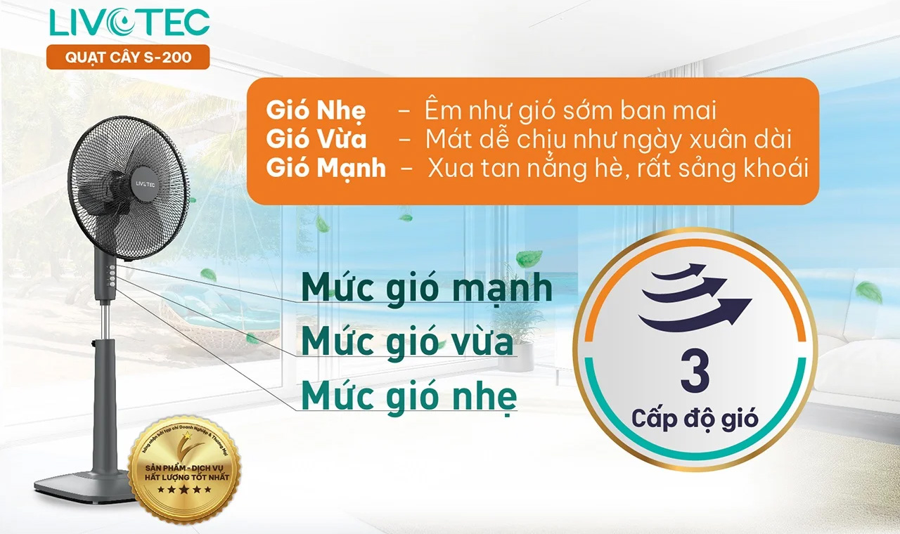 Quạt cây Livotec