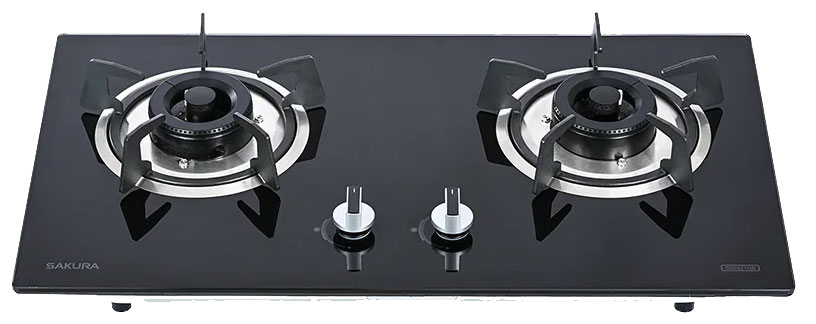 Bếp gas âm đôi Sakura SG2521GB