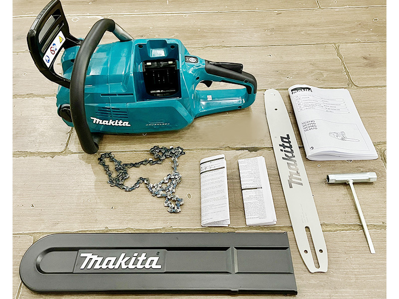 Bộ sản phẩm máy cưa xích dùng pin Makita UC016GZ