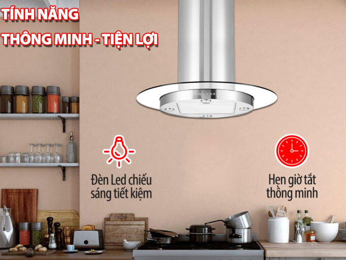 Máy hút mùi đảo 