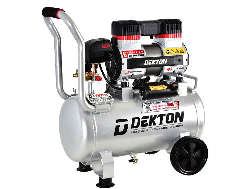 Máy nén khí không dầu Dekton DK-AC3930PROMAX (30 lít, 2HP, bình hợp kim nhôm)