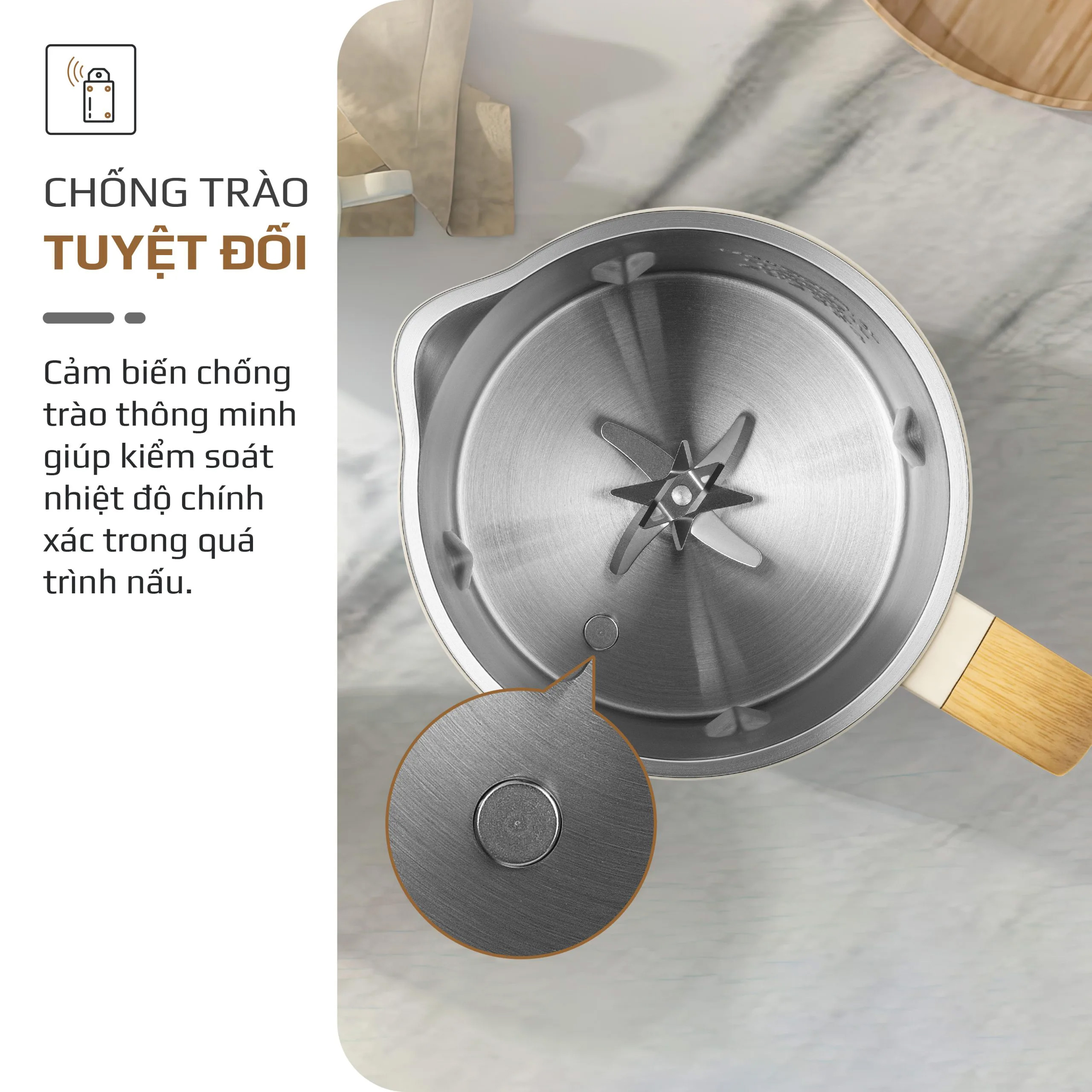 Máy xay nấu đa năng Olivo