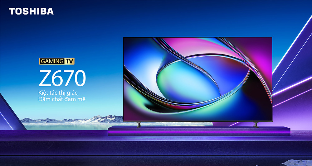 Smart Tivi Mini LED Toshiba AI 4K 75 inch 75Z670RP