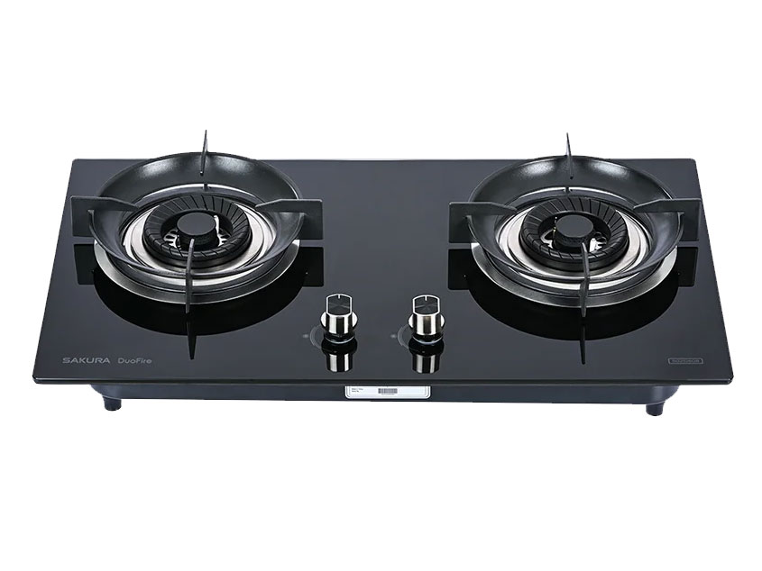 Bếp gas âm đôi Sakura SG2526GB