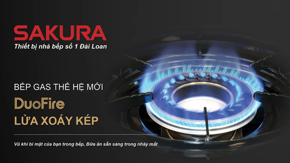 Bếp gas đôi Sakura SA-796LE