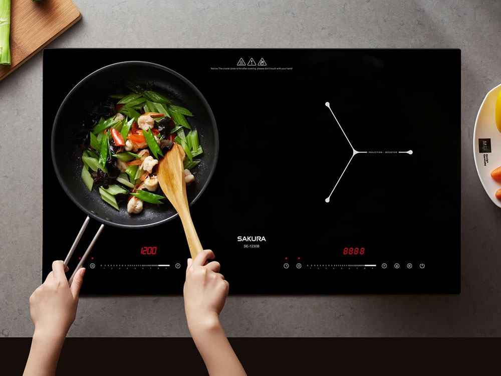 Bếp từ đôi Sakura SE-1230B