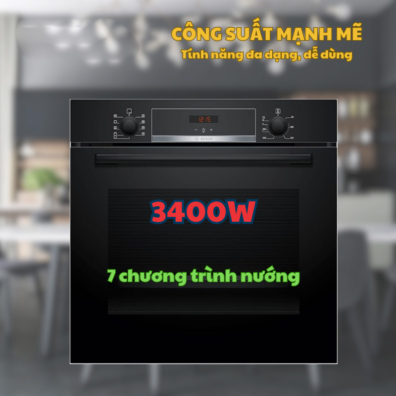 Lò nướng âm tủ Bosch HBA514BB3 Series 4