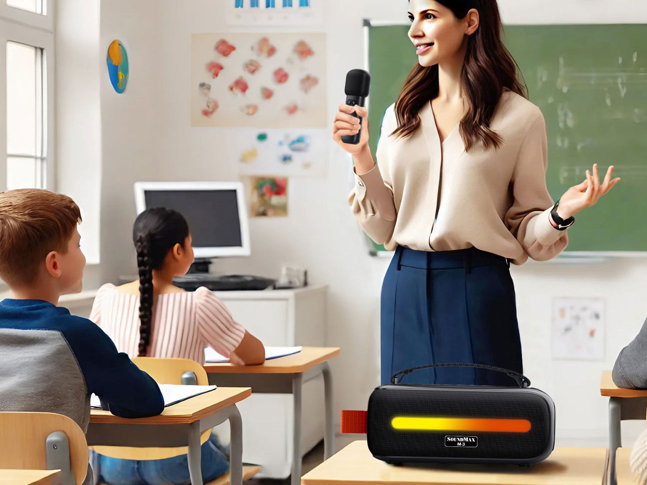 Loa Bluetooth Karaoke 
