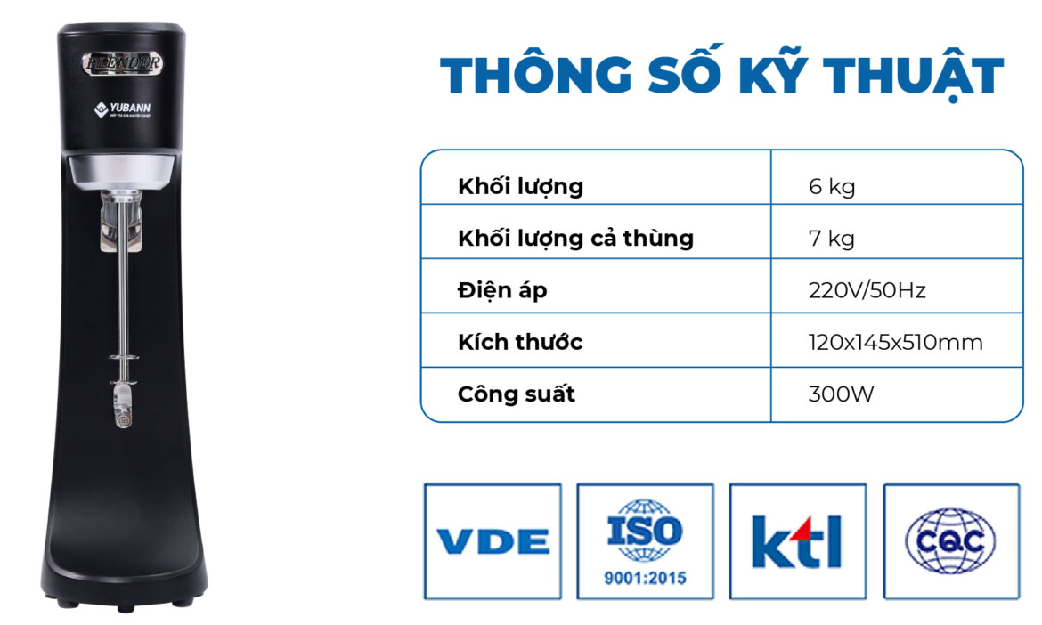 Máy khuấy trà Yubann TS-90H