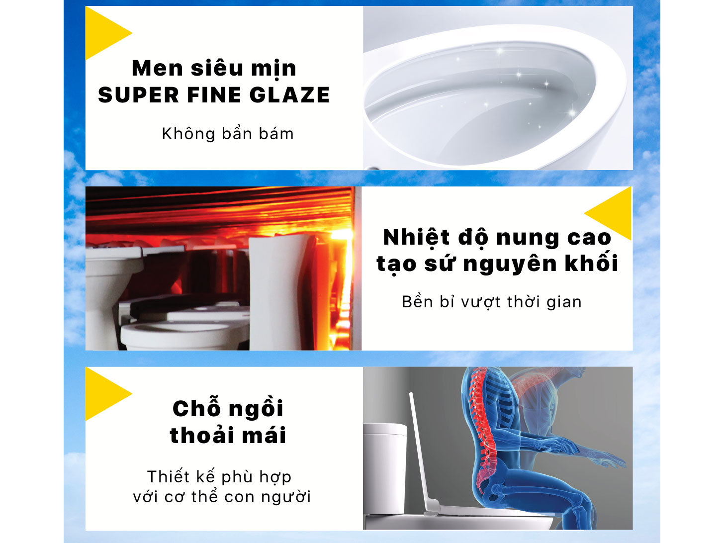 Bồn cầu 2 khối Caesar 