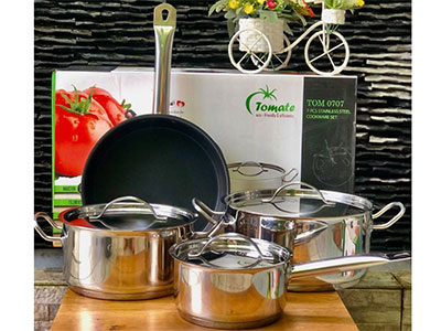 Bộ nồi Tomate TOM 0707  Bộ nồi Tomate TOM 0707