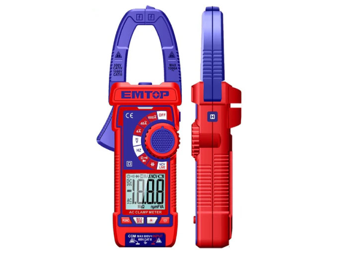 Đồng hồ kẹp AC kỹ thuật số Emtop EDMR762001
