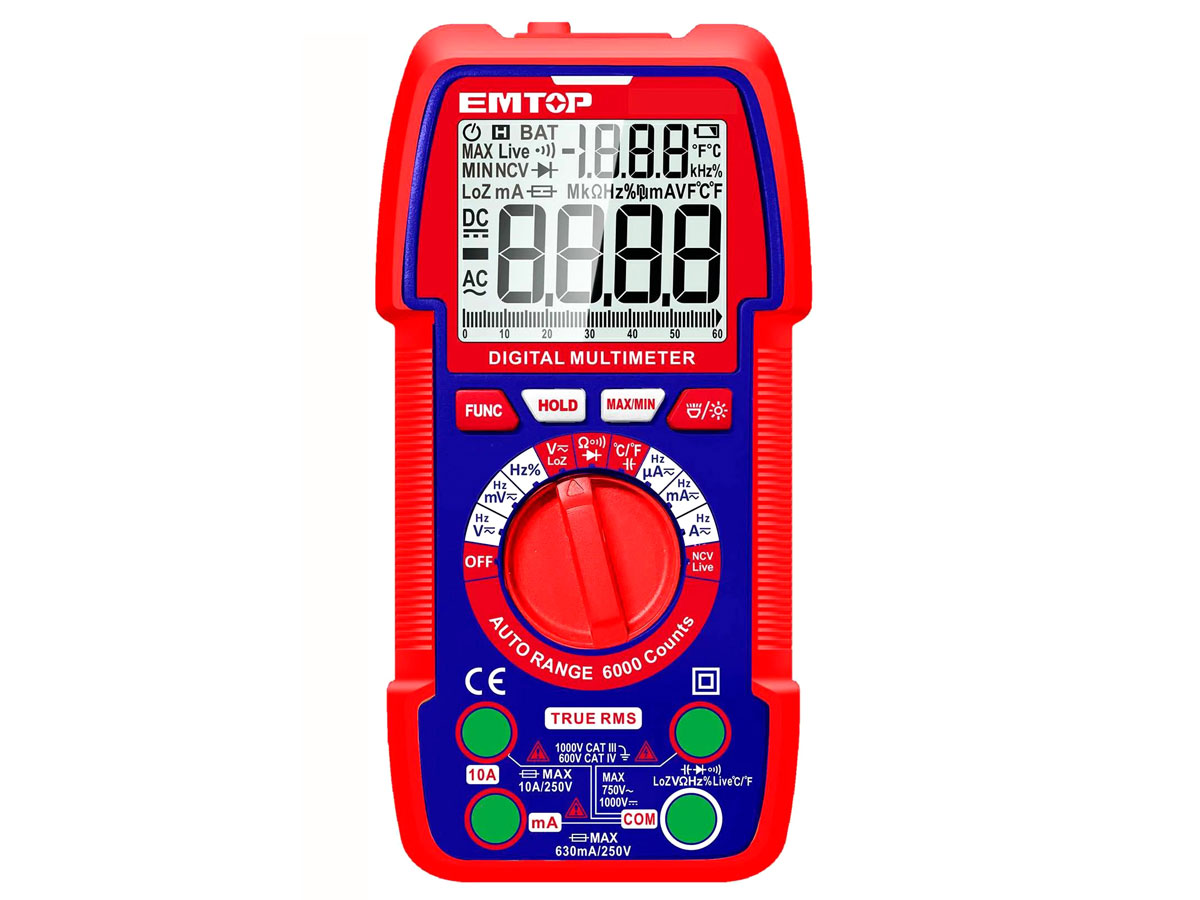Đồng hồ vạn năng kỹ thuật số Emtop EDMR5310004