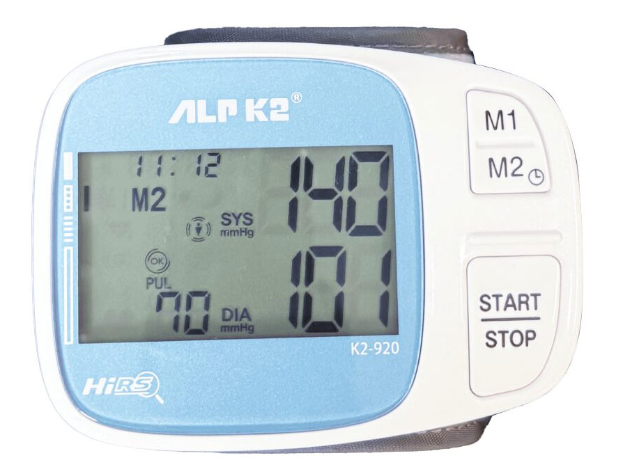 Máy đo huyết áp cổ tay ALPK2 K2-920