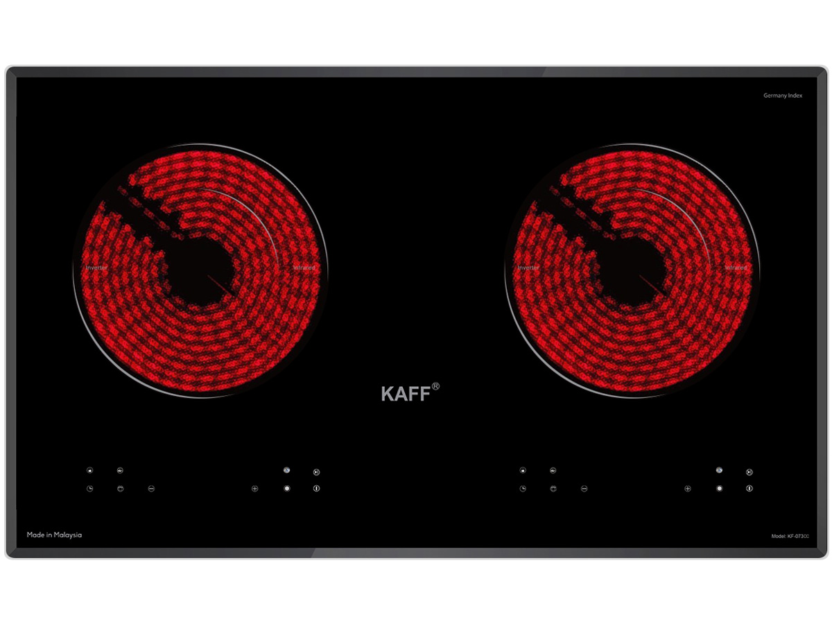 Bếp hồng ngoại đôi lắp âm Kaff KF-073CC