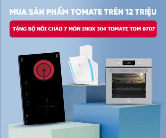 Tặng bộ nồi inox TOM 0707 khi mua sản phẩm Tomate trên 12 triệu Tặng bộ nồi inox TOM 0707 khi mua sản phẩm Tomate trên 12 triệu